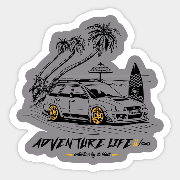 Adventure Life 2 Sticker by DR BLACK